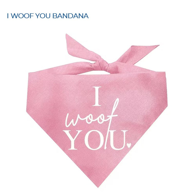 I LOVE YOU BANDANA (WAS £3 - NOW £2.00)