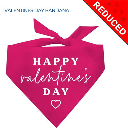 HAPPY VALENTINES DAY BANDANA (WAS £3 - NOW £2.00)