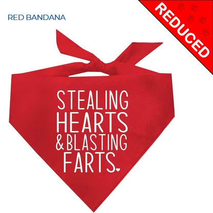 HEARTS AND FARTS BANDANA (WAS £3 - NOW £2.00)