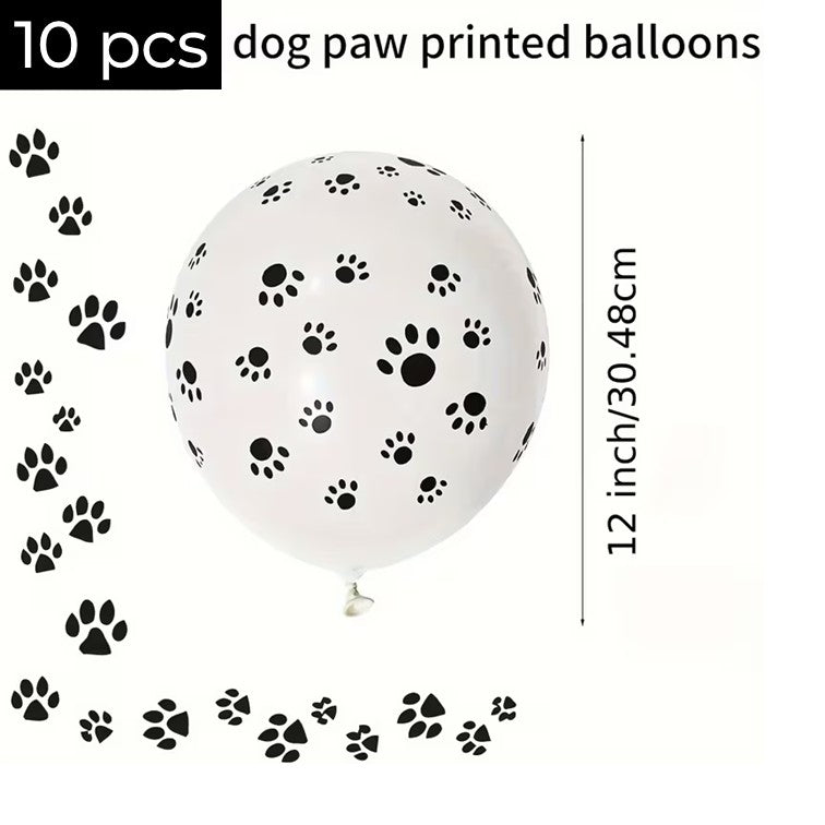 Paw Print Balloons