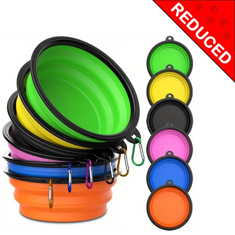 Collapsible Dog Bowls (WAS £2 - NOW £1.50)