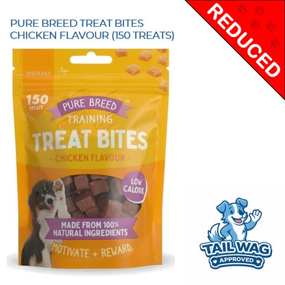 CHICKEN FLAVOUR TREAT BITES (WAS £2 - NOW £1.50)