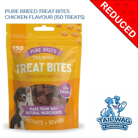CHICKEN FLAVOUR TREAT BITES (WAS £2 - NOW £1.50)