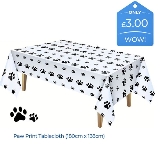Paw Print Tablecloth