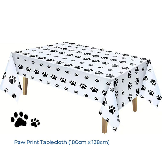 Paw Print Tablecloth