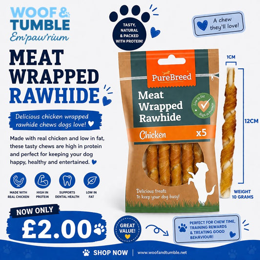 Chicken Wrapped Rawhide