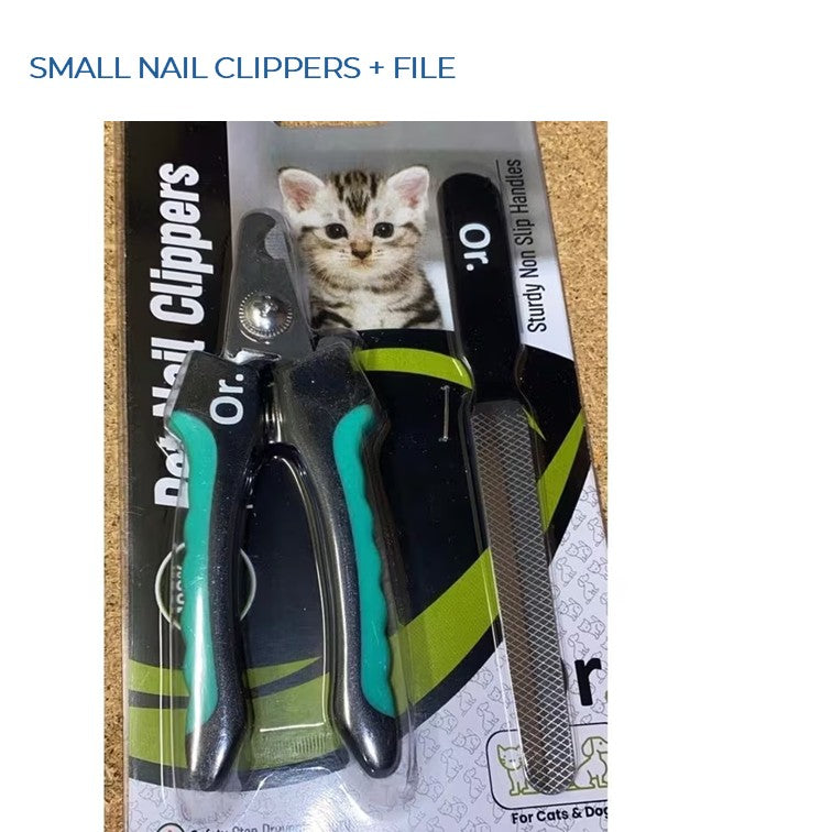 NAIL CLIPPERS + FILE (SMALL)