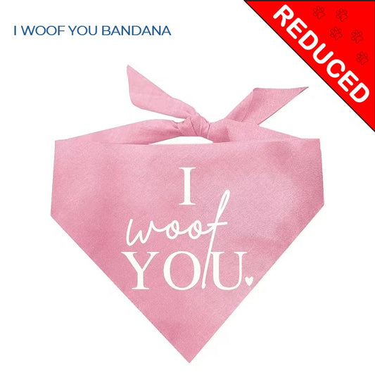 I LOVE YOU BANDANA (WAS £3 - NOW £2.00)