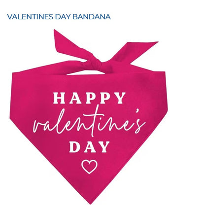 HAPPY VALENTINES DAY BANDANA (WAS £3 - NOW £2.00)