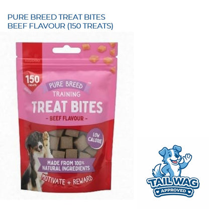 BEEF FLAVOUR TREAT BITES  (WAS £2 - NOW £1.50)