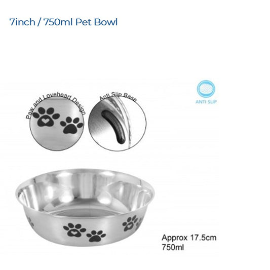 17.5 CM / 750ML METAL BOWL