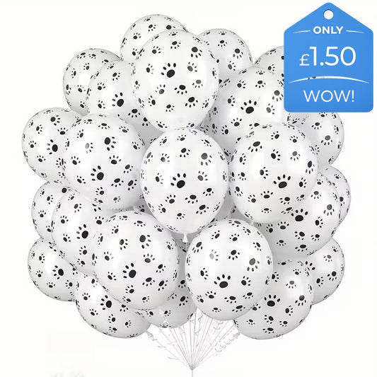 Paw Print Balloons