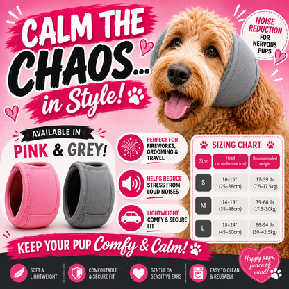 Noise Cancelling Dog Ear Muffs